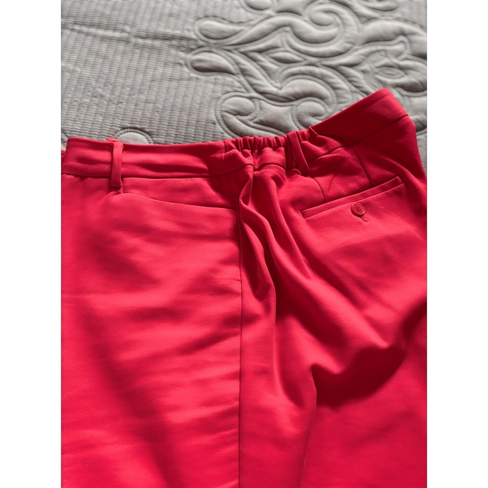 Talbots Hampshire Women's Petite 16WP Red Straight Leg Ankle Pants‎ EUC - Picture 3 of 8